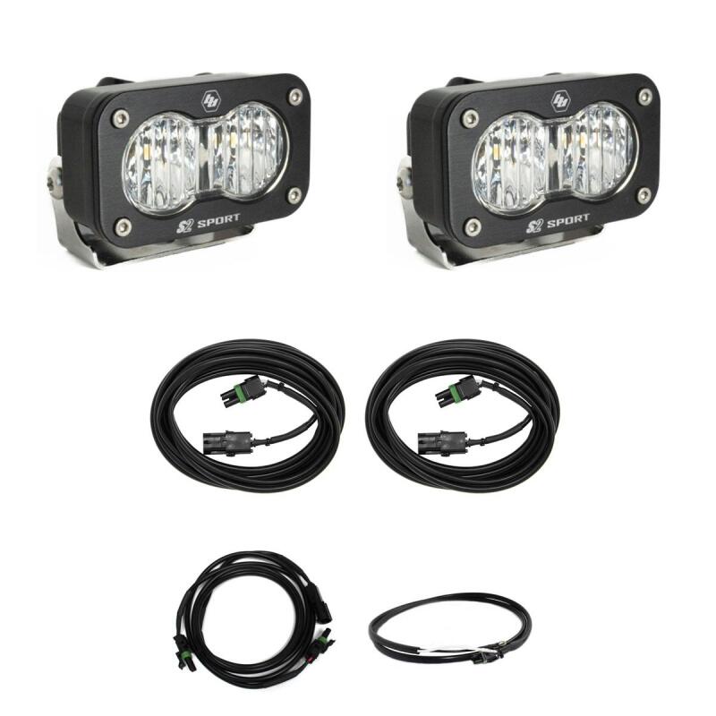 Baja Designs - BAJ448209UP - Baja Designs 2023+ Ford F250/F350 Super Duty S2 Sport Dual Reverse Light Kit - Shipped in Europe - Tuningsupply.com