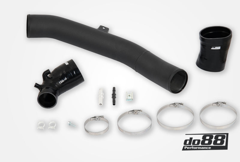 do88 IR-160-S - DOBIR-160-S - do88 SAAB 9-5 2.8t V6 10-11 Inlet Pipe w/Black Hoses - Shipped in Europe - Tuningsupply.com