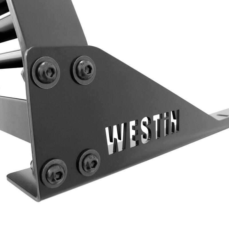 Westin 57-8025 - WES57-8025 - Westin 1999-2018 Chevrolet/Ford/GMC/Toyota Silverado/Sierra 1500/2500/3500 HD Headache Rack - Black - Shipped in Europe - Tuningsupply.com