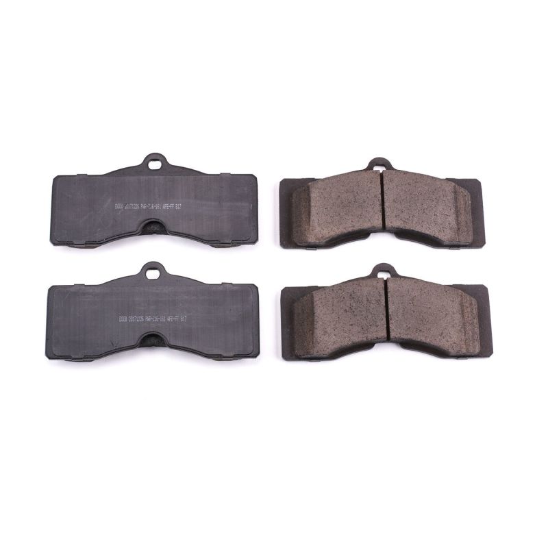 PowerStop 16-008 - PSB16-008 - Power Stop 1969 Chevrolet Camaro Front or Rear Z16 Evolution Ceramic Brake Pads - Shipped in Europe - Tuningsupply.com
