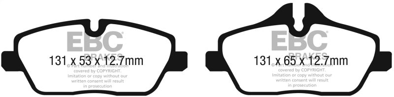 EBC UD13081 - EBCUD13081 - EBC 14+ BMW I3 Electric Ultimax Front Brake Pads - Shipped in Europe - Tuningsupply.com