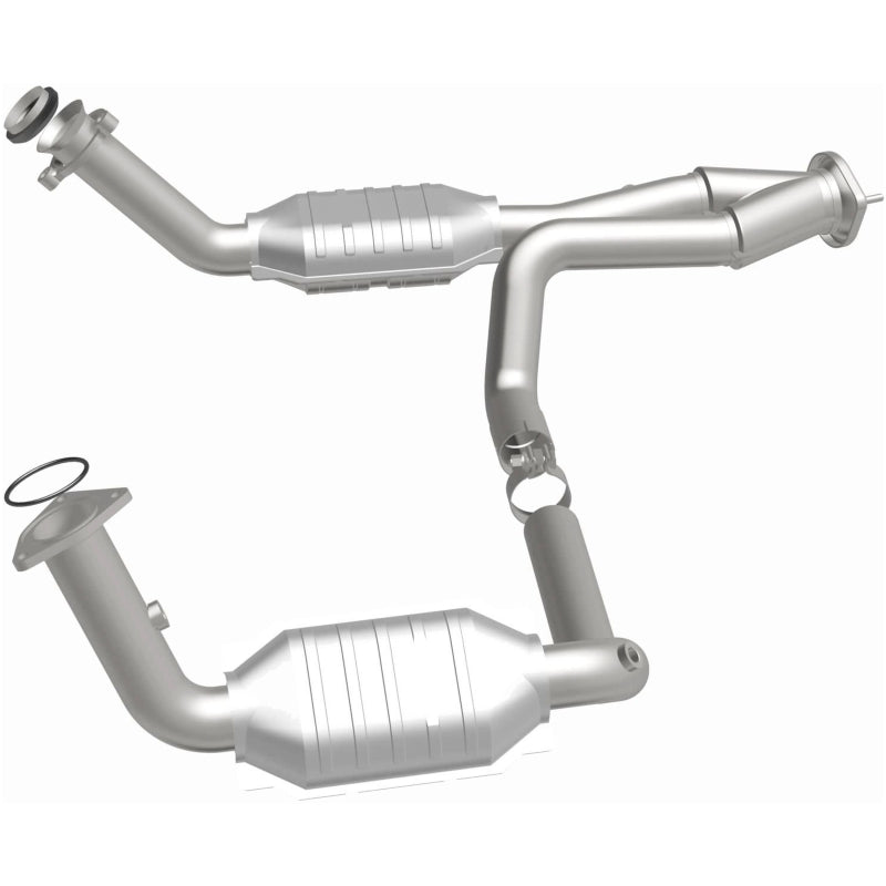 Magnaflow 93419 - MAG93419 - MagnaFlow Conv DF 02-06 Cadillac Escalade / 02-06 Chevy Avalanche 5.3L Dual Conv Y-Pipe Assembly 2WD - Shipped in Europe - Tuningsupply.com