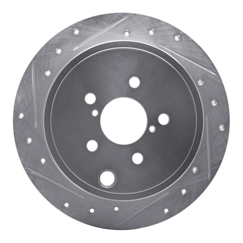 R1 Concepts 631-13021L - RNC631-13021L - R1 08-15 Subaru Impreza Rear Left Drilled & Slotted Silver Brake Rotor - Shipped in Europe - Tuningsupply.com