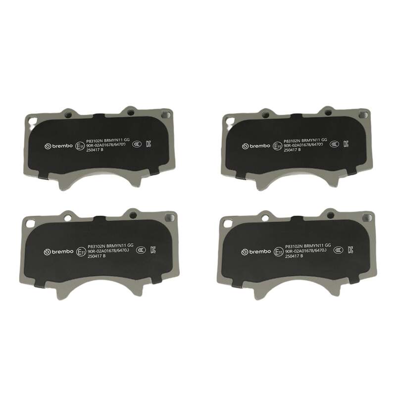 Brembo OE P83102N - BREP83102N - Brembo 03-24 Toyota 4Runner NAO Prime Ceramic OE Equivalent Pad - Front - Shipped in Europe - Tuningsupply.com