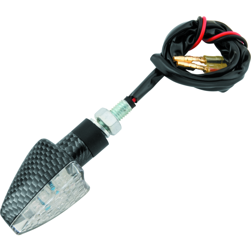 BikeMaster 266224 - BKM266224 - BikeMaster LED Narrow Arrow Pair Carbon - Shipped in Europe - Tuningsupply.com