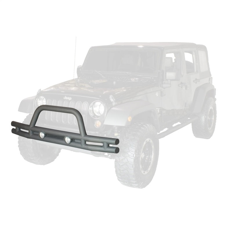 Rugged Ridge - RUG11561.10 - Rugged Ridge 3in Double Tube Front Bumper 07-18 Jeep Wrangler - Shipped in Europe - Tuningsupply.com
