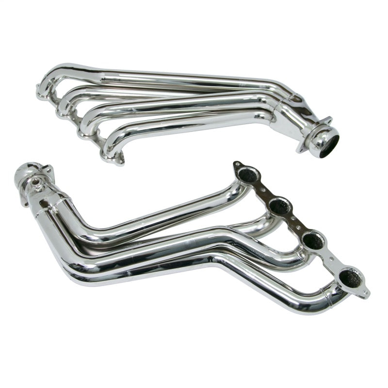 BBK 4021 - BBK4021 - BBK 10-15 Camaro LS3 L99 Long Tube Exhaust Headers With Converters - 1-3/4 Chrome - Shipped in Europe - Tuningsupply.com