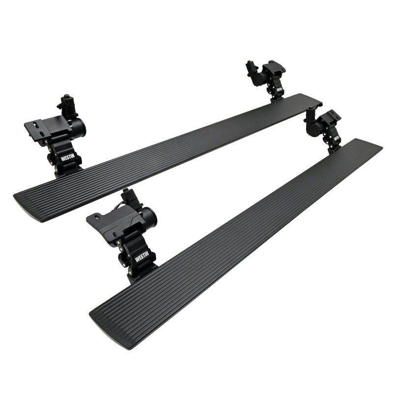 Westin 29-22785 - WES29-22785 - Westin 2024 Toyota Tacoma Double Cab Pro-E Electric Running Boards - Textured Black - Shipped in Europe - Tuningsupply.com