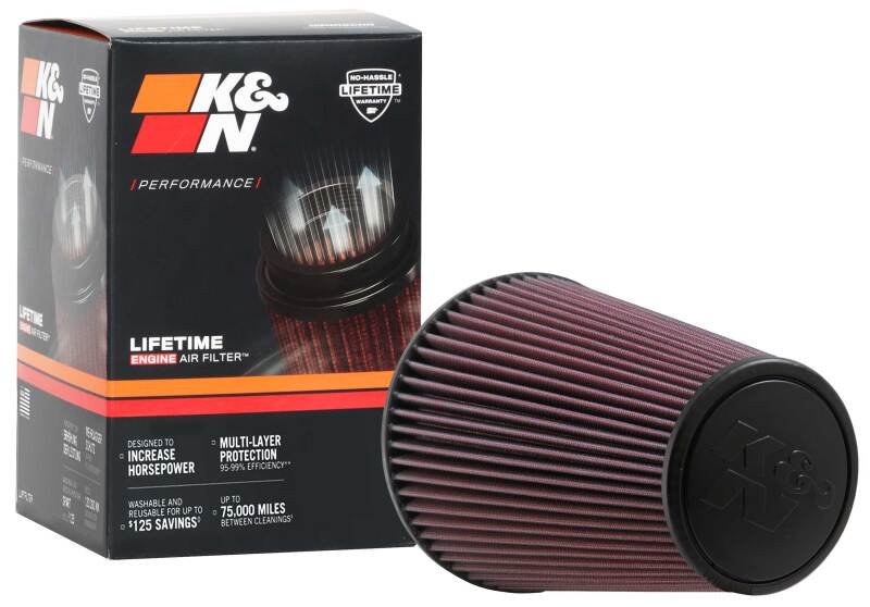K&N Engineering RC-5046 - KNNRC-5046 - K&N Universal Chrome Filter 6 inch FLG / 7.5 inch Base / 4.5 inch Top / 9 inch Height - Shipped in Europe - Tuningsupply.com