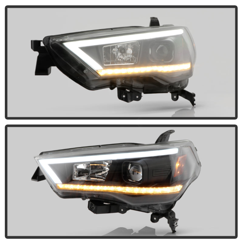 SPYDER 5088154 - SPY5088154 - Spyder 14-20 Toyota 4Runner Projector Headlights w/Seq. LED Turn Sig. LED White Light Bar Park Light - Shipped in Europe - Tuningsupply.com
