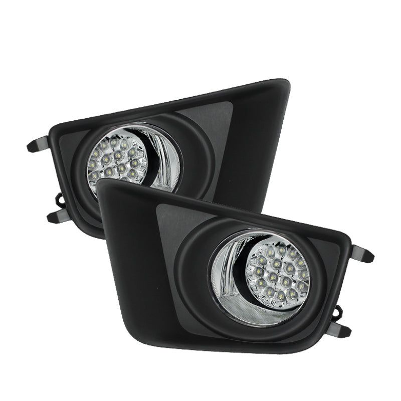 SPYDER 5075154 - SPY5075154 - Spyder Toyota Tacoma 2012-2015 LED Fog Lights w/Switch Clear FL-LED-TTA2012-C - Shipped in Europe - Tuningsupply.com