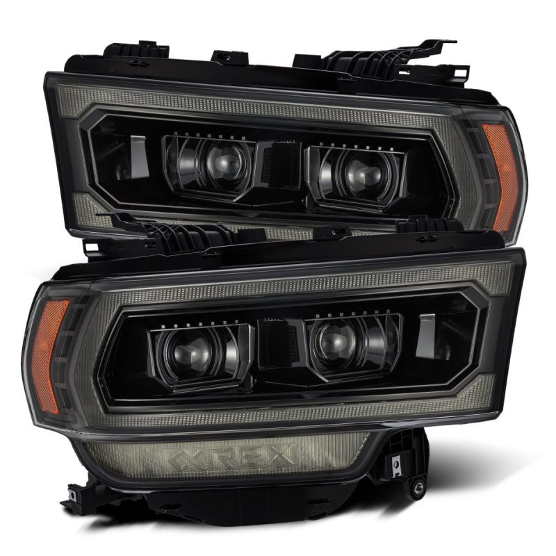 AlphaRex - ARX880546 - AlphaRex 19-21 Ram 2500 PRO-Series Projector Headlights Plank Style Alpha Black w/Activation Light - Shipped in Europe - Tuningsupply.com