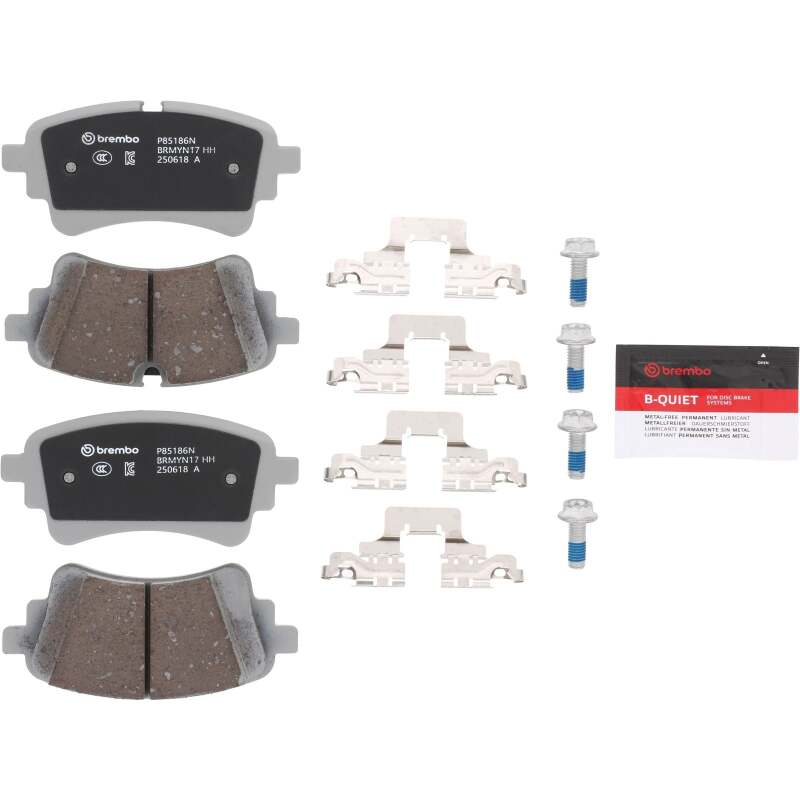Brembo OE P85186N - BREP85186N - Brembo OE 20-24 Audi S5/2021 S6/S7 Sportback/SQ5 Sportback PRIME Ceramic Brake Pad - Rear - Shipped in Europe - Tuningsupply.com