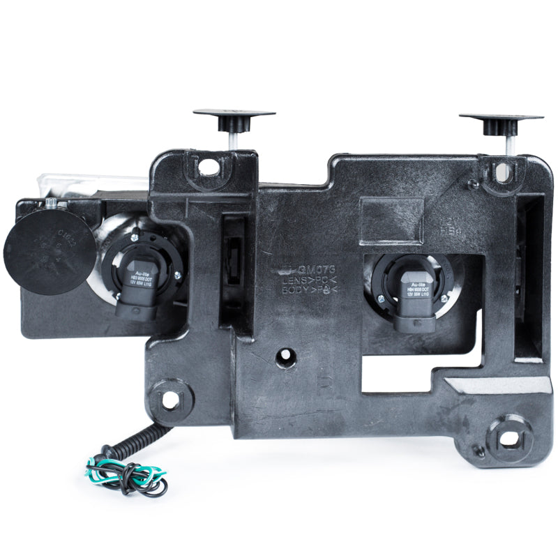 ANZO 111300 - ANZ111300 - ANZO 1988-1998 Chevrolet C1500 Crystal Headlights Chrome w/ Low - Brow - Shipped in Europe - Tuningsupply.com