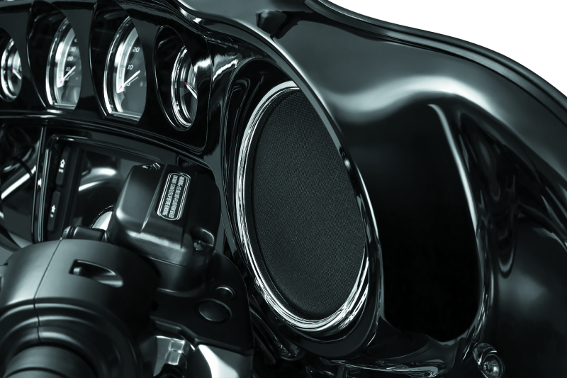 Kuryakyn 7377 - KUR7377 - Kuryakyn Corona Speaker Grills Chrome - Shipped in Europe - Tuningsupply.com