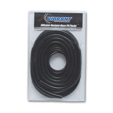 Vibrant 2104 - VIB2104 - Vibrant Silicon vac Hose Pit Kit Blk 5ft- 1/8in 10ft- 5/32in 4ft- 3/16in 4ft- 1/4in 2ft-3/8in - Shipped in Europe - Tuningsupply.com