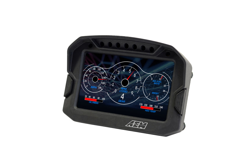AEM 30-5603 - AEM30-5603 - AEM CD-5LG Carbon Logging Digital Dash Display w/ Internal 10Hz GPS & Antenna - Shipped in Europe - Tuningsupply.com