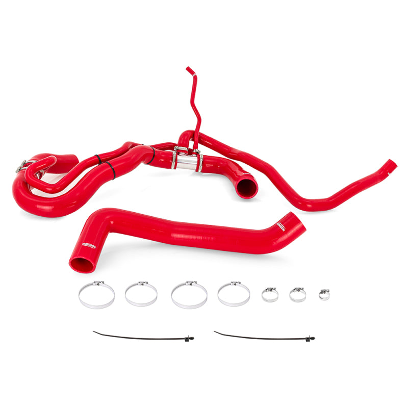 Mishimoto MMHOSE-DMAX-17RD - MISMMHOSE-DMAX-17RD - Mishimoto 17-19 Chevrolet Duramax 6.6L L5P Red Silicone Radiator Hose Kit - Shipped in Europe - Tuningsupply.com