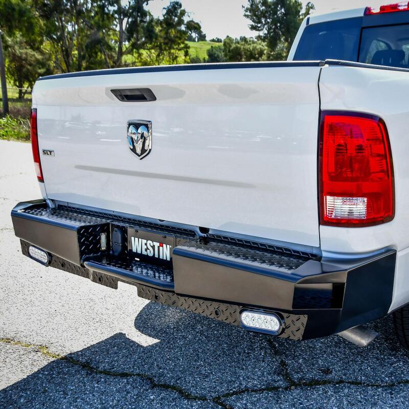Westin 58-341175 - WES58-341175 - Westin 09-18 Ram 1500 HDX Bandit Rear Bumper - Black - Shipped in Europe - Tuningsupply.com
