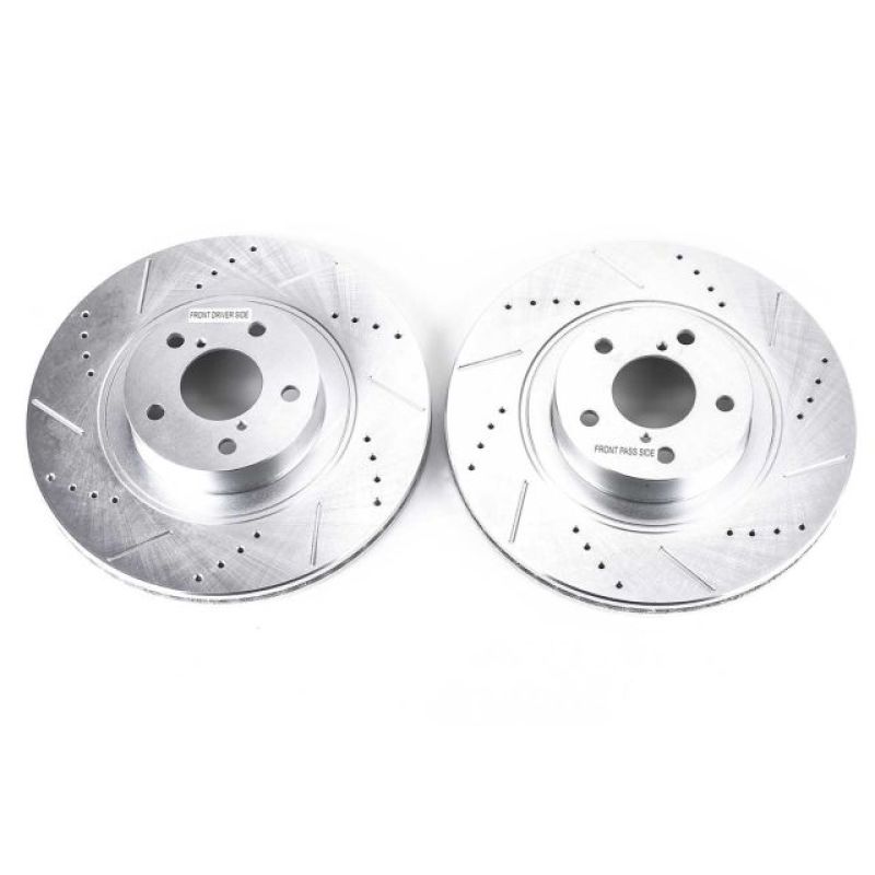 PowerStop JBR1165XPR - PSBJBR1165XPR - Power Stop 13-16 Scion FR-S Front Evolution Drilled & Slotted Rotors - Pair - Shipped in Europe - Tuningsupply.com