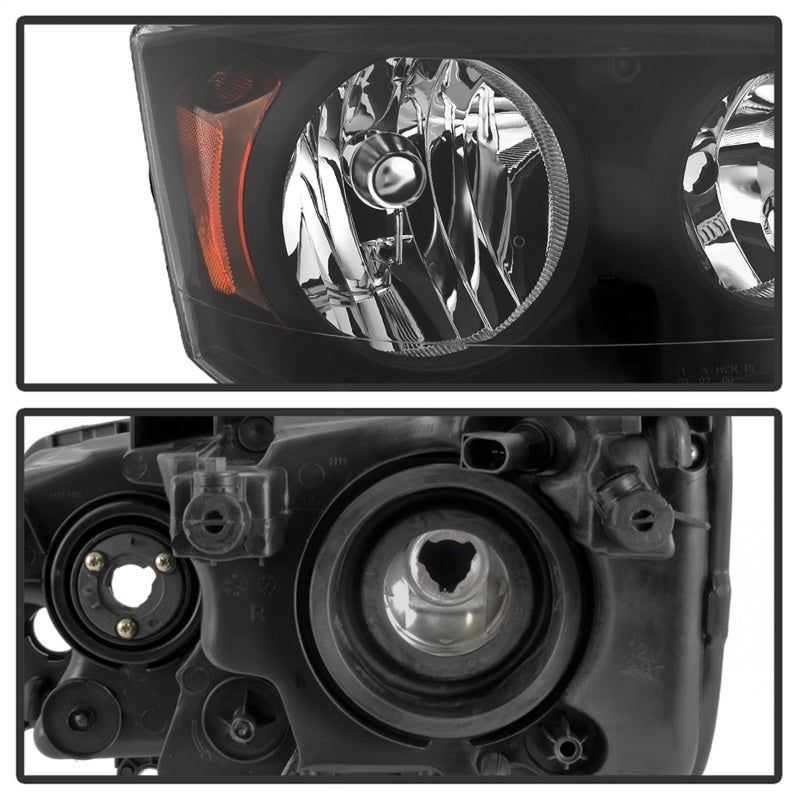 SPYDER 9042492 - SPY9042492 - xTune 11-17 Dodge Grand Caravan OEM Style Headlights - Black (HD-JH-CHRTC08-AM-BK) - Shipped in Europe - Tuningsupply.com