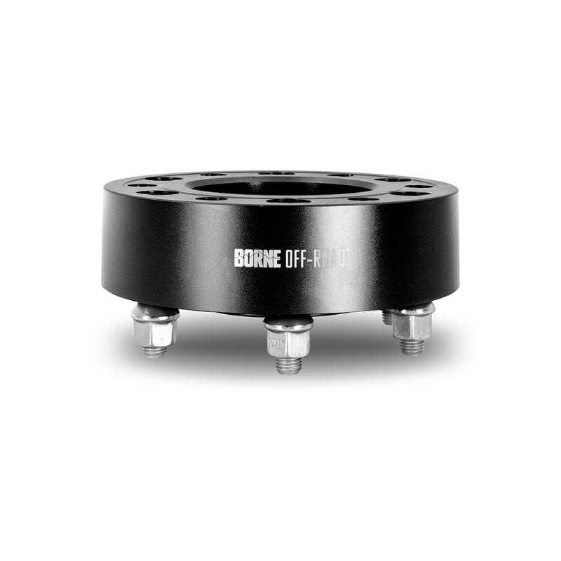 Borne Off-Road BNWS-001-500BK - BRNBNWS-001-500BK - Borne Off-Road Wheel Spacers - 6x139.7 - 93.1 - 50mm - M12 - Black - Shipped in Europe - Tuningsupply.com
