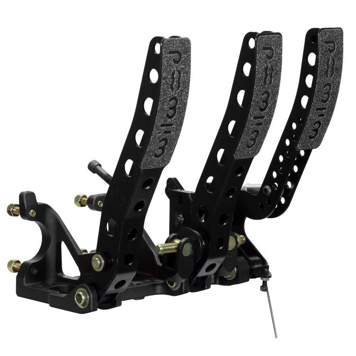 Wilwood 340-12411 - WIL340-12411 - Wilwood Pedal Assembly Floor Mount-Brake Clutch & Throttle w/ Throttle Linkage - Shipped in Europe - Tuningsupply.com