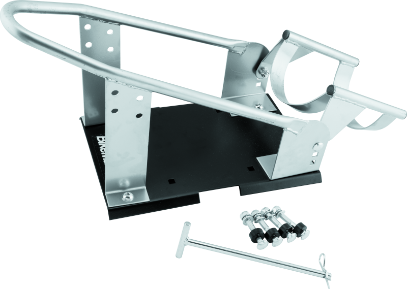 BikeMaster 152453 - BKM152453 - BikeMaster Heavy Duty Wheel Chock - Silver - Shipped in Europe - Tuningsupply.com