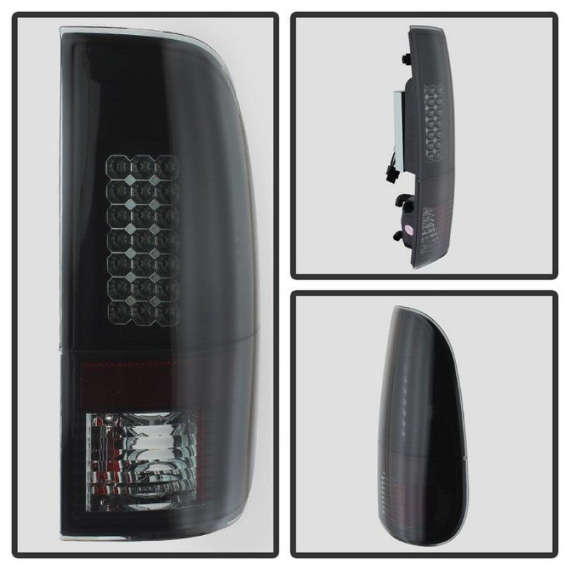 SPYDER 5078179 - SPY5078179 - Spyder Ford F150 side 97-03/F250 Super Duty 99-07 LED Tail Lights Blk Smke ALT-YD-FF15097-LED-BSM - Shipped in Europe - Tuningsupply.com