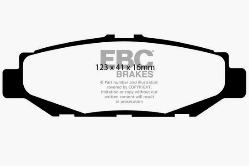 EBC DP2848 - EBCDP2848 - EBC 93-97 Lexus GS300 3.0 Greenstuff Rear Brake Pads - Shipped in Europe - Tuningsupply.com