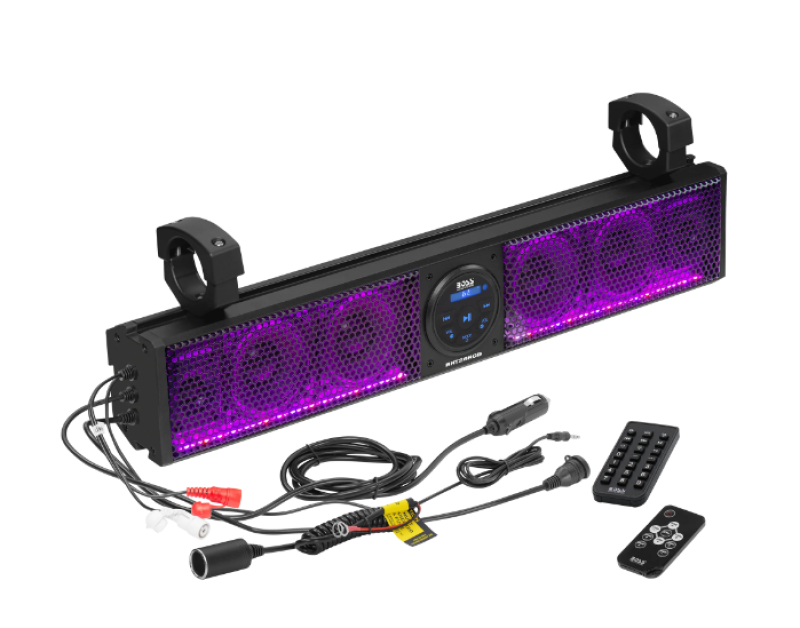 Boss Audio BRT26RGB - BSABRT26RGB - Boss Audio Systems ATV UTV 26in Sound Bar System w/ RGB Illumination - Shipped in Europe - Tuningsupply.com