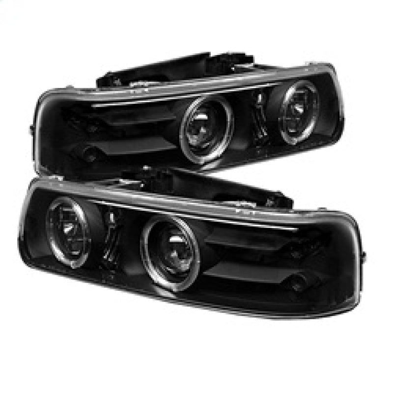 SPYDER 5009593 - SPY5009593 - Spyder Chevy Silverado 1500/2500 99-02 Projector Headlights LED Halo LED Black PRO-YD-CS99-HL-BK - Shipped in Europe - Tuningsupply.com