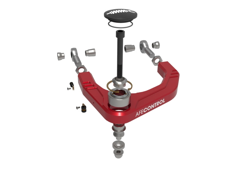aFe 460-72T005-R - AFE460-72T005-R - aFe Control 05-23 Toyota Tacoma Upper Control Arms - Red Anodized Billet Aluminum - Shipped in Europe - Tuningsupply.com