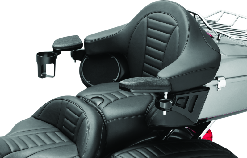 Kuryakyn 8700 - KUR8700 - Kuryakyn Passenger Armrests 14-Up Touring and Tri Glide Black - Shipped in Europe - Tuningsupply.com