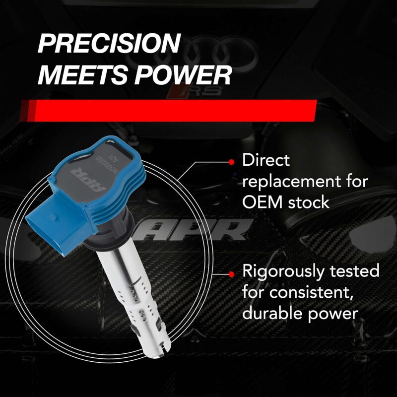 APR MS100210 - APRMS100210 - APR EA888.1/EA888.2/EA113/EA837 (PQ35/PQ45) 2.0T/3.0T Ignition Coil - Blue - Shipped in Europe - Tuningsupply.com