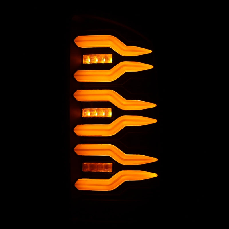 AlphaRex 641040 - ARX641040 - AlphaRex 07-08 Dodge Ram 1500/07-09 Dodge Ram 2500+3500 Luxx-Series LED Tail Lights (Pair) Black - Shipped in Europe - Tuningsupply.com