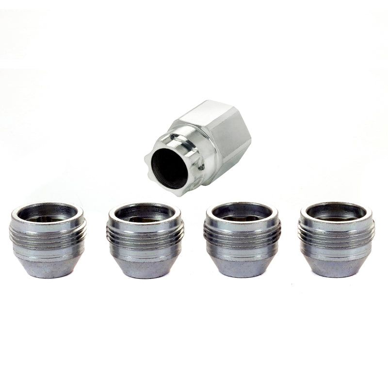 McGard 24019 - MCG24019 - McGard Wheel Lock Nut Set - 4pk. (Under Hub Cap / Cone Seat) M14X1.5 / 22mm Hex / .893in. Length - Shipped in Europe - Tuningsupply.com