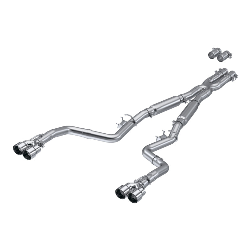 MBRP PS7113AL - MBRPS7113AL - MBRP 17-Up Dodge Challenger 5.7L/6.2L/6.4L Aluminized Catback Exhaust - Shipped in Europe - Tuningsupply.com