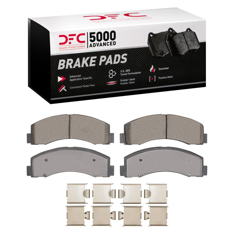 DFC 1551-2087-01 - DFC1551-2087-01 - DFC 10-21 Ford F-150 RWD Front 5000 Advanced Ceramic Brake Pads and Hardware Kit - Shipped in Europe - Tuningsupply.com