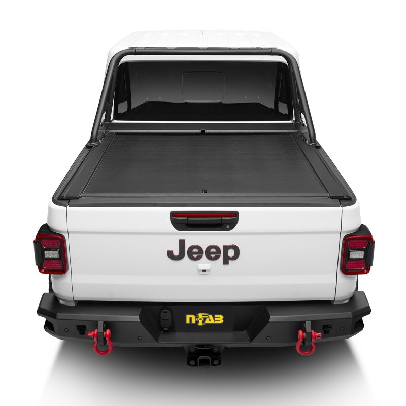 Rugged Ridge 13550.36 - RUG13550.36 - Rugged Ridge 20-22 Jeep Gladiator w/o Trail Rail Sys Armis Tonneau Cover w/Max Track - Tex. Blk - Shipped in Europe - Tuningsupply.com