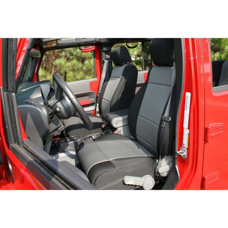 Rugged Ridge 13214.09 - RUG13214.09 - Rugged Ridge Neoprene Front Seat Covers 07-10 Jeep Wrangler JK - Shipped in Europe - Tuningsupply.com