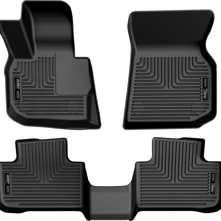 Husky Liners 95911 - HSL95911 - Husky Liners 18-23 BMW X3 Weatherbeater Black Front & 2nd Seat Floor Liners - Shipped in Europe - Tuningsupply.com