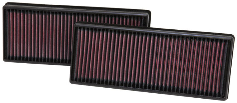 K&N Engineering 33-2474 - KNN33-2474 - K&N Replacement Air Filter 12.563in O/S Length x 5.25in O/S Width x 1.625in H (Inc 2 Filters) - Shipped in Europe - Tuningsupply.com