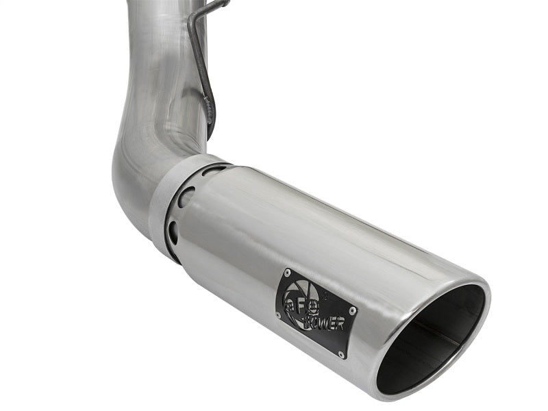 aFe 49-43090-P - AFE49-43090-P - aFe LARGE BORE HD 5in 409-SS DPF-Back Exhaust w/Polished Tip 2017 Ford Diesel Trucks V8 6.7L (td) - Shipped in Europe - Tuningsupply.com