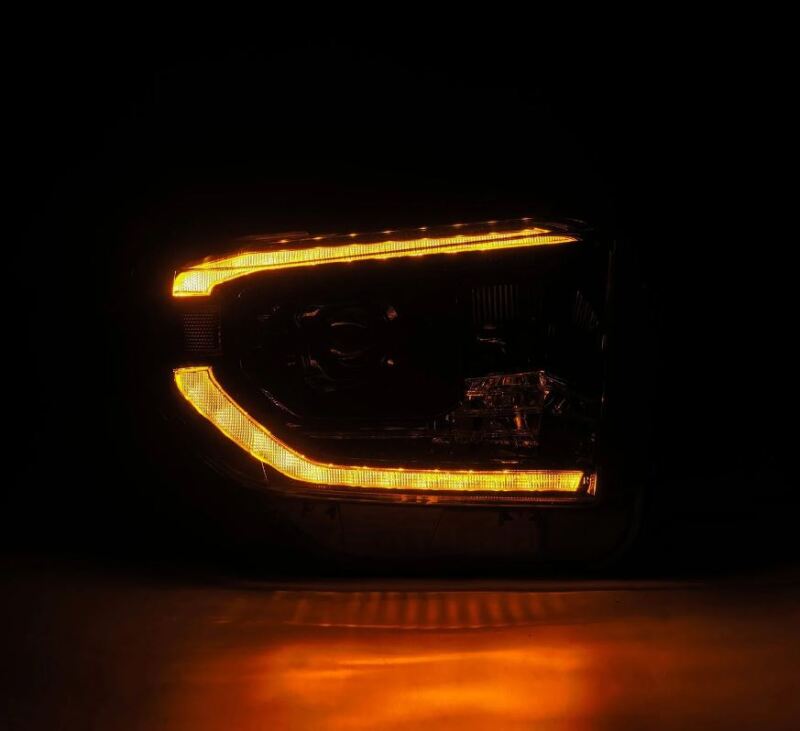 AlphaRex 880839 - ARX880839 - AlphaRex 14-21 Toyota Tundra PRO-Series Projector Headlights Black w/Seq. Sig. + DRL - Shipped in Europe - Tuningsupply.com