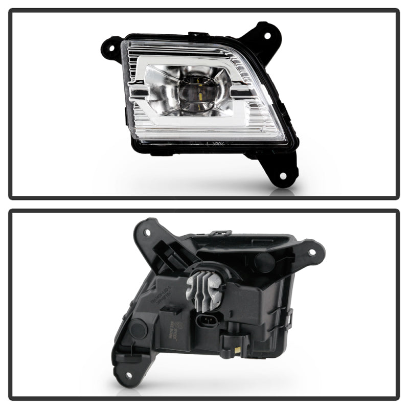 SPYDER 5086983 - SPY5086983 - Spyder 19-20 Chevy Silverado 1500 OEM Style Full LED Fog Light w/Switch - Clear (Wont Fit RPO U12) - Shipped in Europe - Tuningsupply.com