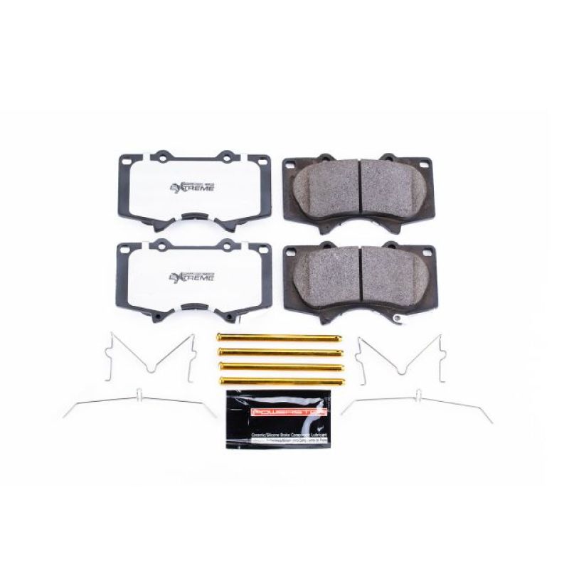 PowerStop Z36-976B - PSBZ36-976B - Power Stop 10-19 Toyota 4Runner Front Z36 Truck & Tow Brake Pads w/Hardware - Shipped in Europe - Tuningsupply.com