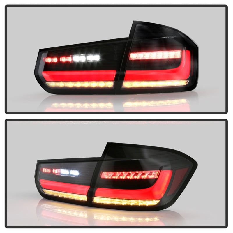 SPYDER 5088307 - SPY5088307 - Spyder BMW 3 Series F30 2012-2018 Full LED Tail Lights (ALT-YD-BMWF3012-SEQ-BK) Black (WONT FIT X3) - Shipped in Europe - Tuningsupply.com