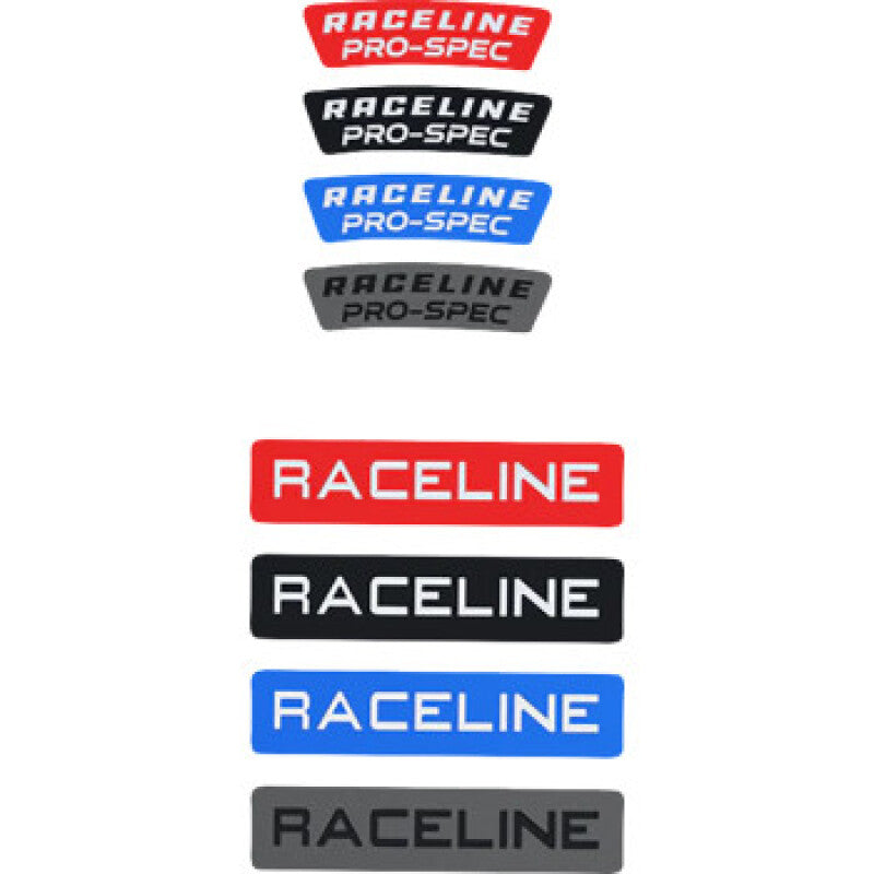 Raceline D-A13-PACK - RCLD-A13-PACK - Raceline 13 Decal Pack Includes: 2 Lip Decals; 1 Cap Decal - Blue, Red, Black, Gunmetal - Shipped in Europe - Tuningsupply.com