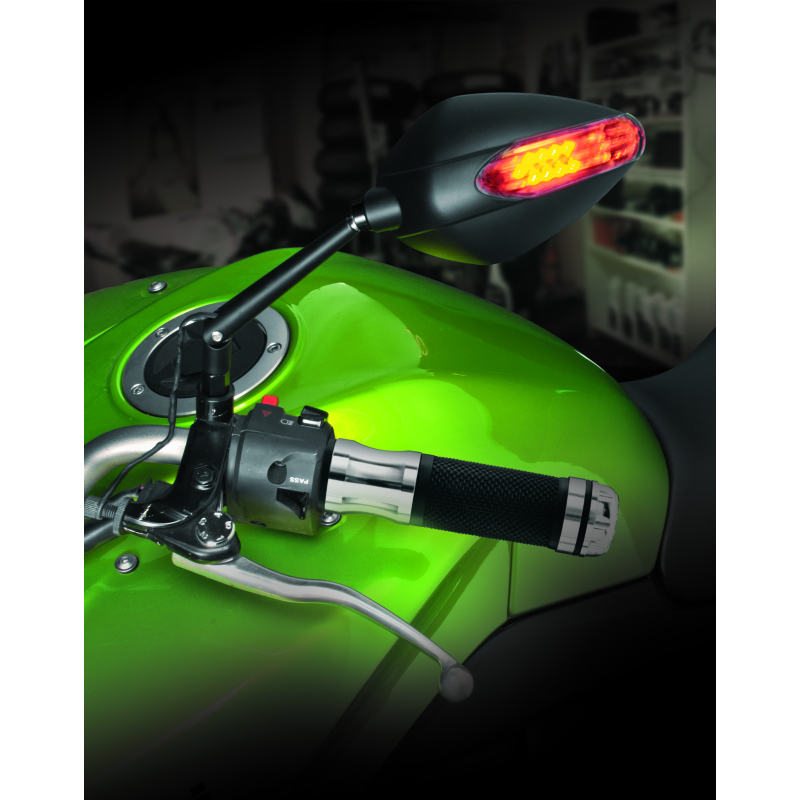 BikeMaster 101865 - BKM101865 - BikeMaster Grips 135mm Revolver Barend Grips - Silver - Shipped in Europe - Tuningsupply.com